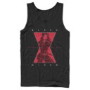 Men's Marvel Black Widow Hero Target  Adult Tank Top