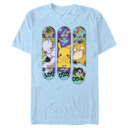 Men's Pokemon Mewtwo, Pikachu, and Psyduck Skateboard Decks  Adult T-Shirt