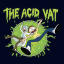 Men's Rick And Morty The Acid Vat  Adult T-Shirt