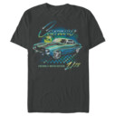 Men's General Motors Retro Blue Camaro Z28  Adult T-Shirt