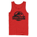 Men's Jurassic World: Fallen Kingdom Spray Paint Print Logo  Adult Tank Top