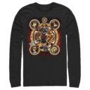 Men's Kingdom Hearts 2 Stained Glass Art  Adult Long Sleeve Shirt