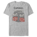 Men's Cuphead Don't Deal With the Devil Skull Dice  Adult T-Shirt