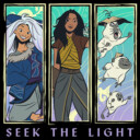 Men's Raya and the Last Dragon Seek the Light  Adult T-Shirt