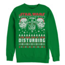 Men's Star Wars Ugly Christmas Lack Of Cheer Disturbing  Adult Sweatshirt