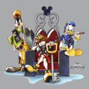 Men's Kingdom Hearts 1 King of Hearts  Adult Sweatshirt