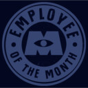 Men's Monsters at Work Employee of the Month  Adult T-Shirt