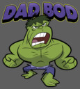 Men's Marvel Dad Bod Cartoon Hulk  Adult Tank Top