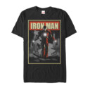 Men's Marvel Iron Man Shadow Poster  Adult T-Shirt