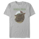 Men's Star Wars: The Mandalorian The Child Oval Frame  Adult T-Shirt