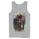 Men's Justice League Hero Artistic Poster  Adult Tank Top