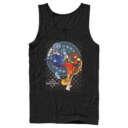 Men's Kingdom Hearts Chain of Memories Hero Duo Stained Glass  Adult Tank Top