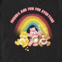 Men's Care Bears Friends and Fun For Everyone  Adult T-Shirt
