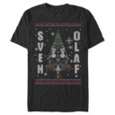 Men's Frozen Ugly Christmas Besties  Adult T-Shirt