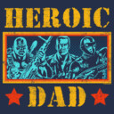 Men's GI Joe Heroic Dad  Adult T-Shirt