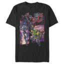 Men's Transformers Autobots Character Panels  Adult T-Shirt
