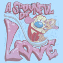 Men's The Ren & Stimpy Show A Spoonful of Love  Adult T-Shirt