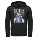 Men's Lilo & Stitch Distressed Nose Picker  Adult Pull Over Hoodie