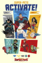 Men's DC League of Super-Pets Activate Group Panels  Adult T-Shirt