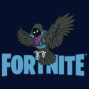 Men's Fortnite Raven Logo  Adult Pull Over Hoodie