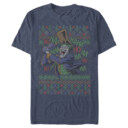 Men's Batman Ugly Christmas Joker Hammer  Adult T-Shirt
