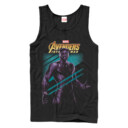 Men's Marvel Avengers: Avengers: Infinity War Panther Streak  Adult Tank Top