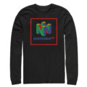Men's Nintendo Classic N64 Logo Frame  Adult Long Sleeve Shirt