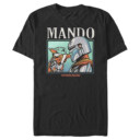 Men's Star Wars: The Mandalorian Mando and the Child  Adult T-Shirt