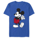 Men's Mickey & Friends Classic Mouse Flowers  Adult T-Shirt