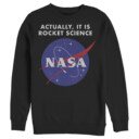 Men's NASA Rocket Science Logo  Adult Sweatshirt
