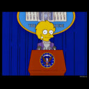 Men's The Simpsons Lisa for President  Adult Sweatshirt