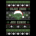 Men's Star Wars Ugly Christmas Yoda Silent Night  Adult T-Shirt
