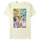 Men's Pokemon All About Eevee Eeveeloution  Adult T-Shirt