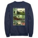 Men's Star Wars: The Book of Boba Fett Grogu Force Training With Luke Skywalker  Adult Sweatshirt