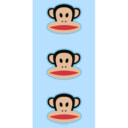 Men's Paul Frank Stacked Julius  Adult T-Shirt