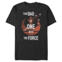 Men's Star Wars Father's Day This Dad is One With The Force  Adult T-Shirt