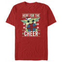 Men's Star Wars: The Mandalorian Grogu Here for the Cheer  Adult T-Shirt