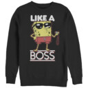 Women's SpongeBob SquarePants Like A Boss  Adult Sweatshirt