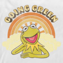 Men's The Muppets Kermit Retro Green  Adult Long Sleeve Shirt