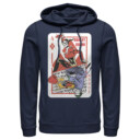 Men's Batman Harley Quinn Joker Poker Card  Adult Pull Over Hoodie