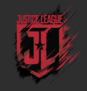 Men's Zack Snyder Justice League Paint Smear Logo  Adult T-Shirt