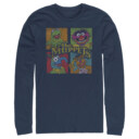 Men's The Muppets Character Panels  Adult Long Sleeve Shirt