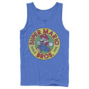 Men's Nintendo Mario Walk Circle 1985  Adult Tank Top