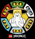 Men's LEGO: Ninjago Master Wu & Ninjas  Adult T-Shirt