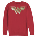 Men's Wonder Woman 1984 Metallic Logo  Adult Sweatshirt