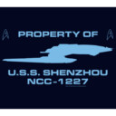 Men's Star Trek: Discovery Property of Shenzhou NCC-1227  Adult T-Shirt