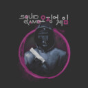 Men's Squid Game Front Man Portrait  Adult T-Shirt