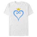 Men's Kingdom Hearts 1 Blue Heart  Adult T-Shirt