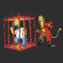 Men's The Simpsons Devil Flanders  Adult T-Shirt