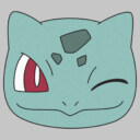 Men's Pokemon Bulbasaur Wink Face  Adult Tank Top